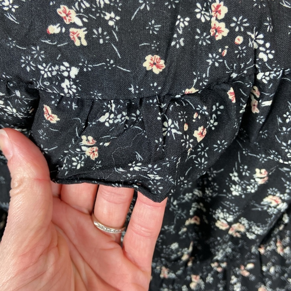 Baltic Born Black Floral Midi Dress - Picture 4 of 14
